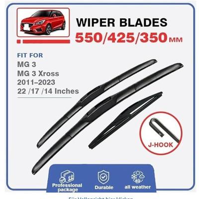Für MG MG3 Scheibenwischerblätter MG 3 2011-2025 Wischer 22 + 17 + 14 MG MG3 Wischer