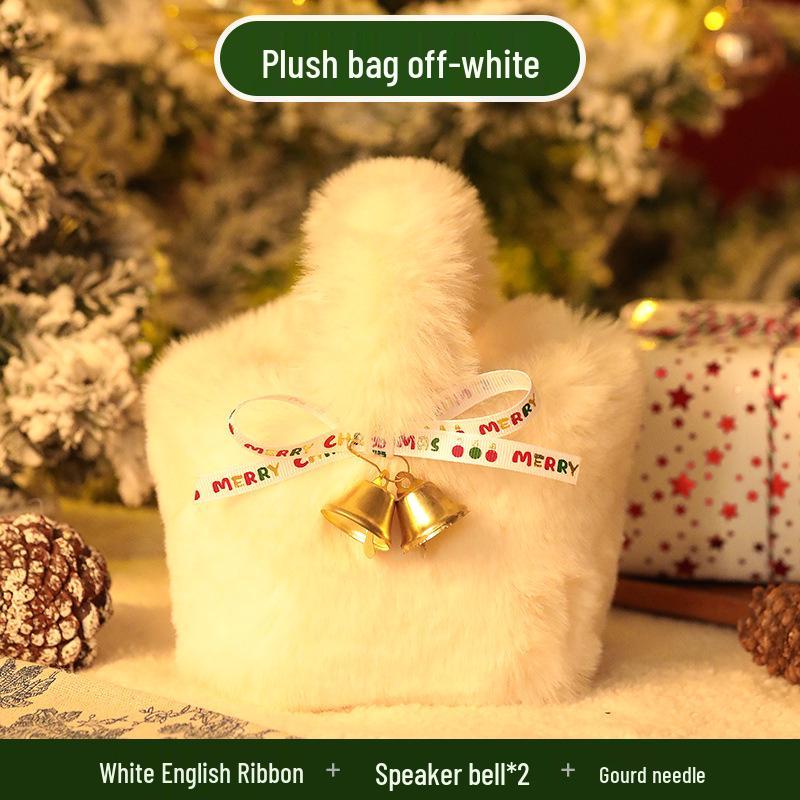 

Plush Christmas Eve Apple & Candy Gift Bag