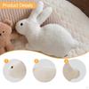 Cute Bunny Stuffed Animal Toy Gift for Girls Photo Props Soft Party Favors Children Bedroom
