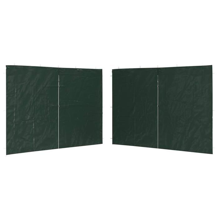Paroi de tente - vidaXL - 2 pcs - Vert - 300 x 195 cm - Résistant aux UV et à l'eau