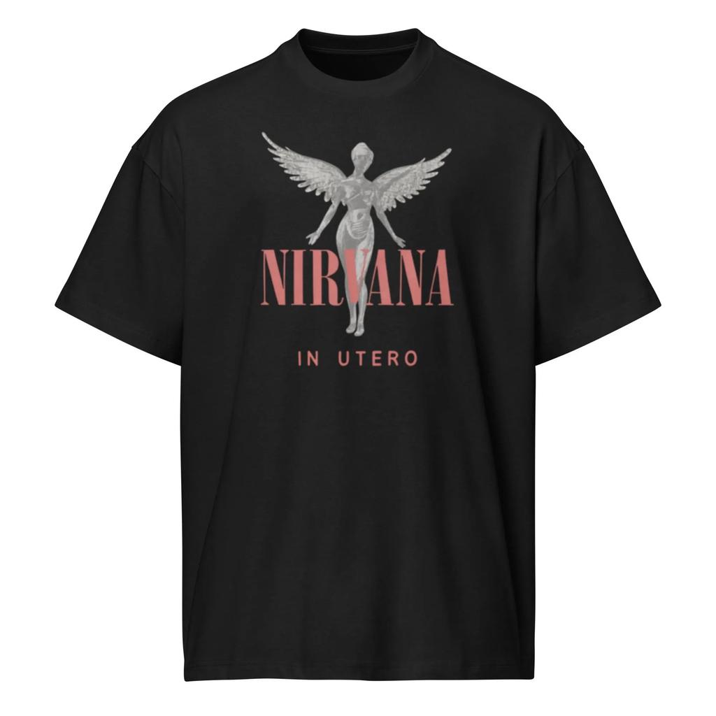 Mens Casual TShirt Retro Rock Emblem Graphic Print Short Sleeve Trendy Tee