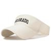 COLO Letter Embroidered Brushed Visor Hat