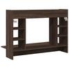 Vidaxl Wall-Mounted Desk, Brown Oak, 105X48X75 Cm