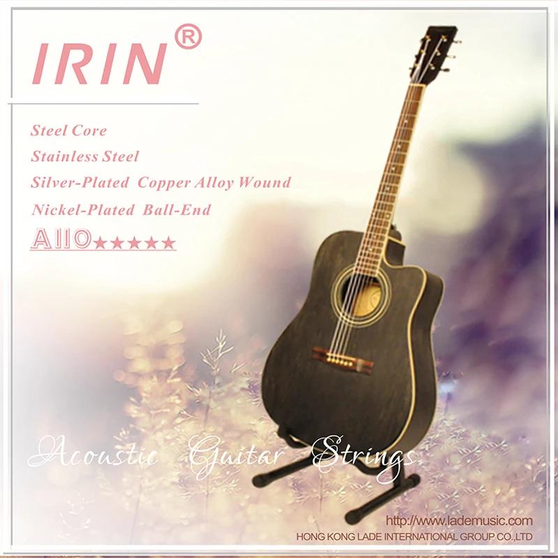 IRIN Acoustic Guitar Strings Stainless Steel Wire Rustproof Guitarra Strings Acoustic Guitar Portable Accessories
