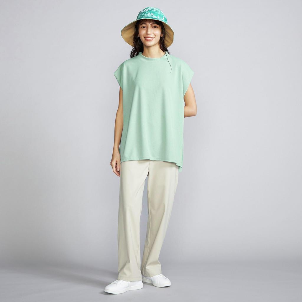 Mizuno Dry Aeroflow Active French Sleeve Iceberg B2MAB210 Women's T-Shirt, Breathable, Green,