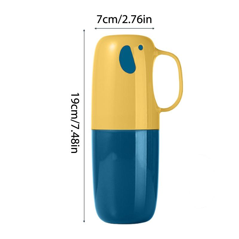 Toothbrush Toothpaste Holder Toiletries Storage Case Box Mouthwash Cup Portable For Travel Outdoor Camping Bathroom Accessories