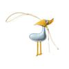 New Creative Scarf Duck Duck Duckling Car Keychain Leather Bag Pendant Pendant Car Keychain Decoration With Cute Keychain