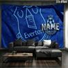 Custom Name,Everton FC Wall Tapestry, Aesthetic Printed Fabric Blanket, Suitable for Bedroom, Living Room, and Home Decor.