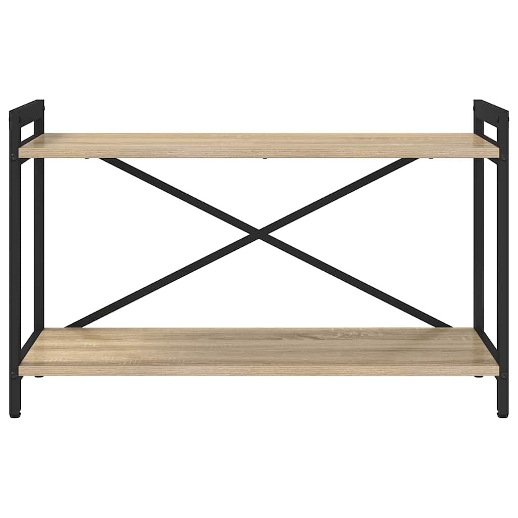Bookshelf Sonoma Oak 80 x 30 x 50 cm Engineered Wood