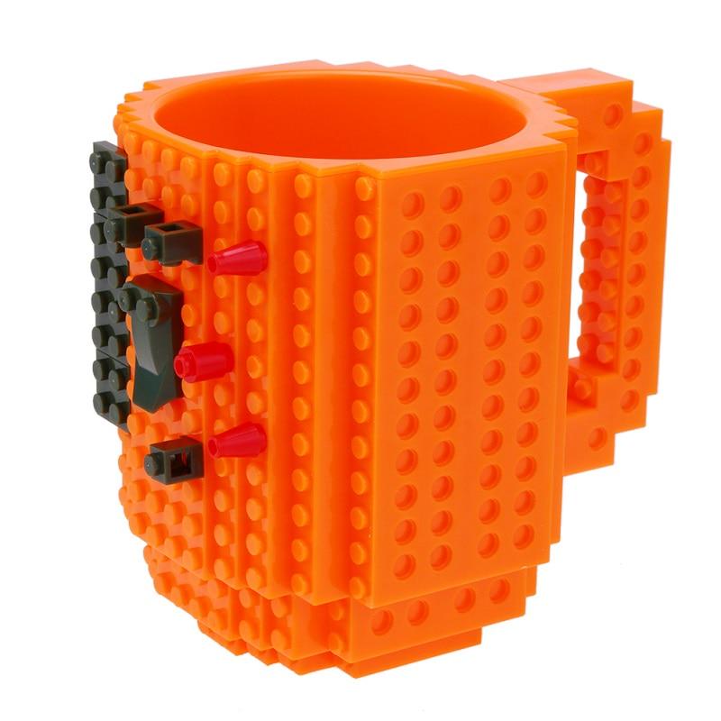 350ml Funny Build A Brick Mug Novelty Coffee Mugs/Cups Tea Beverage Cup DIY Block Puzzle Mug