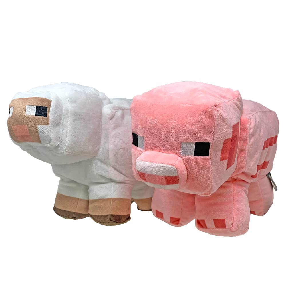 Popular Characters Become Giant Plush BIG Plush Sheep Pig of Official Merchandise Toys! Toys & (Set 2, Approx. 30cm)