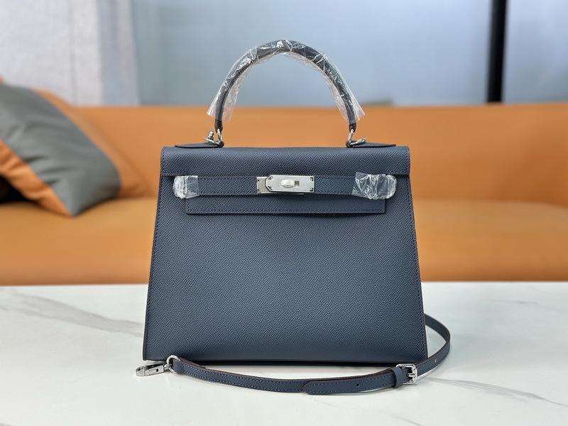 26 New Genuine Leather Women's Bag Palm Pattern Mini 22CM25 Silver Buckle Handbag Single Shoulder Diagonal Cross-border