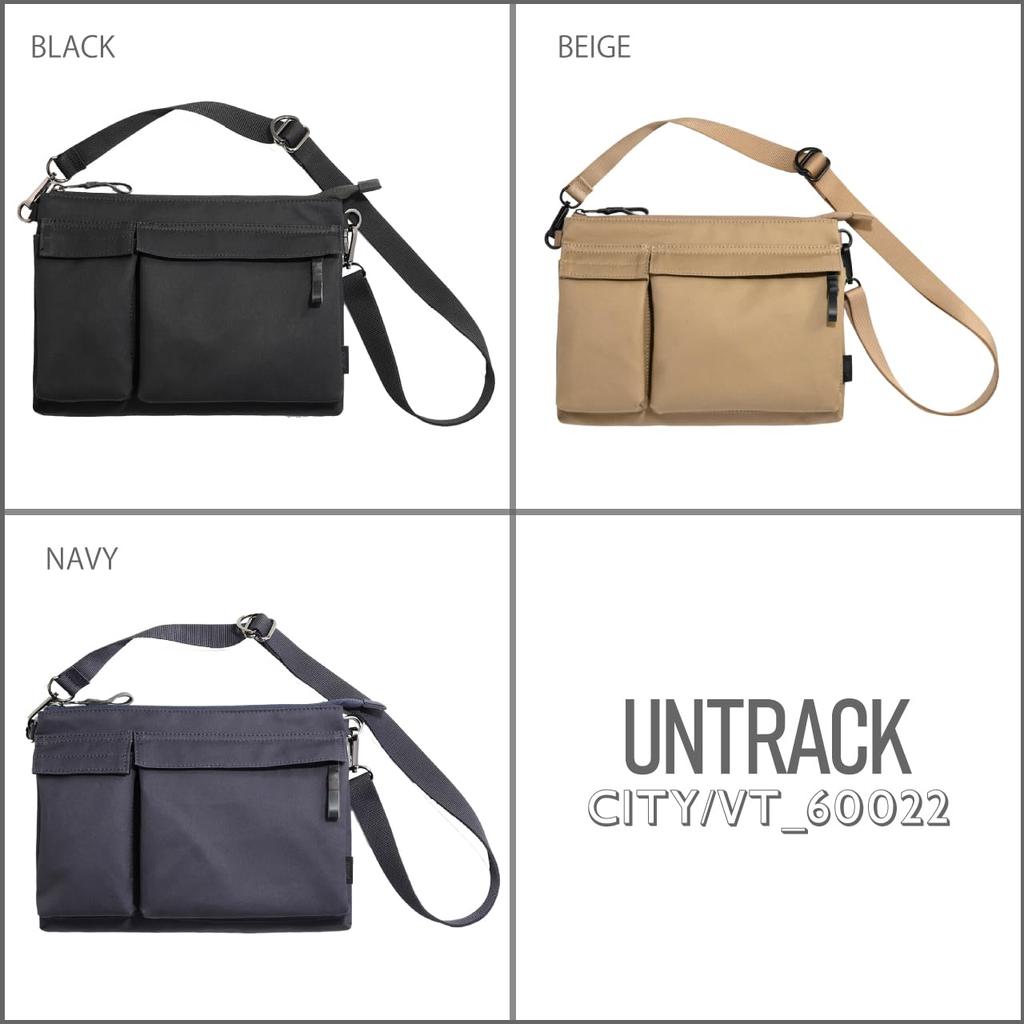 Untrack CITY Helmet Shoulder Bag Ventile Fabric Sacoche Bag A5 Size Beige [S] Men's