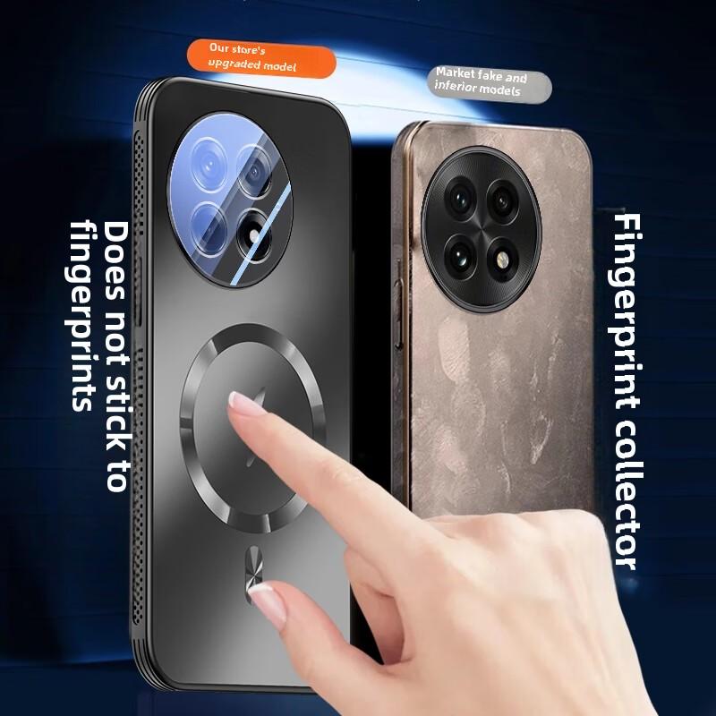 Magnetic Adsorption Heat Dissipation Case for OnePlus 13, Car Mount, Anti-Fall Protection