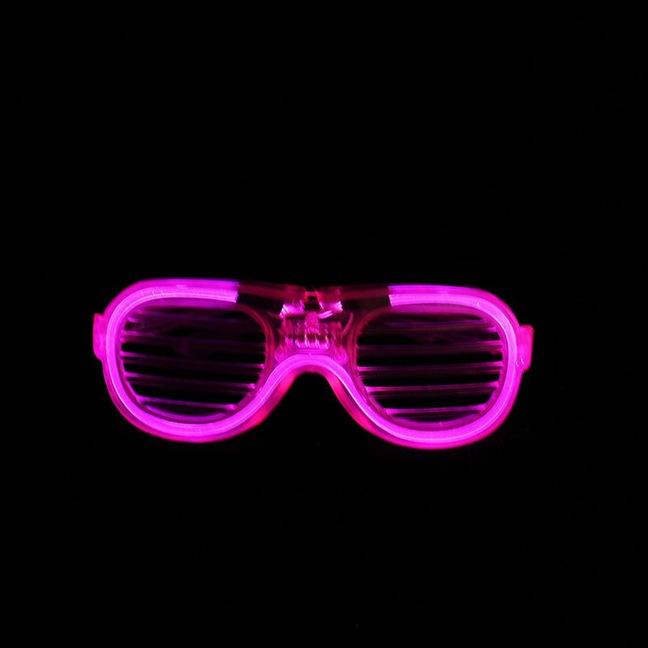 LED Luminous Shutter Glasses for Nightclubs and Raves