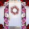 2pcs Spring Daisy Indoor/Outdoor Door Couplet Multicolor Polyester
