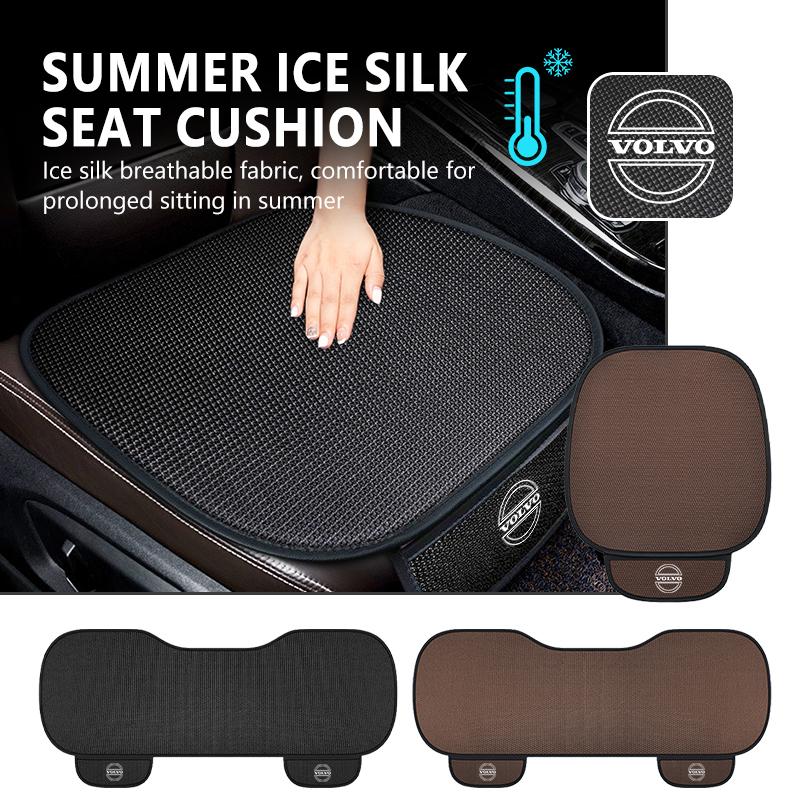 AAJQ1 For Volvo Ice Silk Mesh Car Seat Cushion Summer Cooling Auto Seat Cover Pad V60 V50 V40 S80 S60 S90 C40 XC40 V70 XC70 XC60 XC90