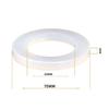 White Silicone Water Meter O-Ring Gasket and Pipe Seal Ring