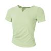 High-End and Fashionable Quick-Dry Breathable V-neck Sports T-shirt Yoga