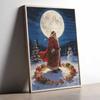 DIY Diamond Painting Kit Santa Moonlit Snow 5D Full Drill Canvas Art Relaxing Stress Relief Craft for Adults and Beginners Christmas Decor