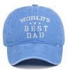 Vintage World's Best Dad Caps Adjustable Outdoor Sunscreen Hats Sport Visors Cap  Father's Gift