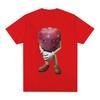Grappig Mij Asf Appel met Gezicht Meme T-shirt Unisex Mode Hoge Kwaliteit T-shirts Mannen Retro Casual Korte Mouw T-shirt Tops