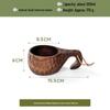 Wooden Finnish Style Handle Mug