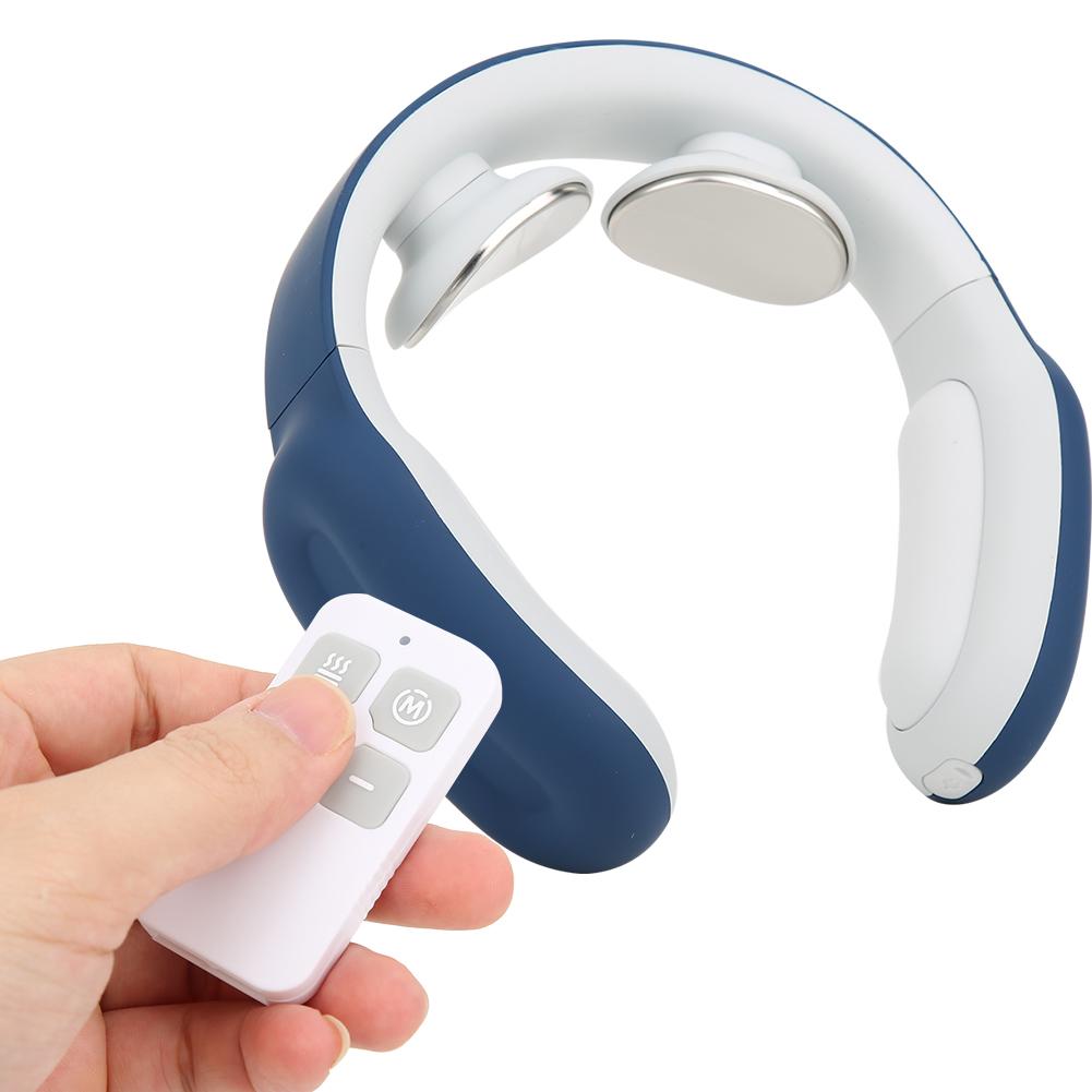 Smart Neck Shoulder Massager Domestic Electric Massage Device Multifunction Waist Neck Protection Blue