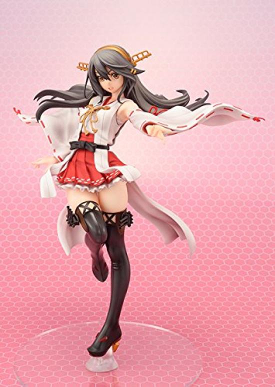 AMAKUNI Kantai Collection Haruna Kai Ni PVC Model Approximately 23cm Tall Japan Limited -KanColle- Pre-painted 17 Scale, [Hobby Edition]