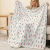 Soft Fleece Throw Blanket – Breathable Cozy Warm Plush, Charming Prints, Skin-Friendly for Home, Ideal for Halloween & Christmas