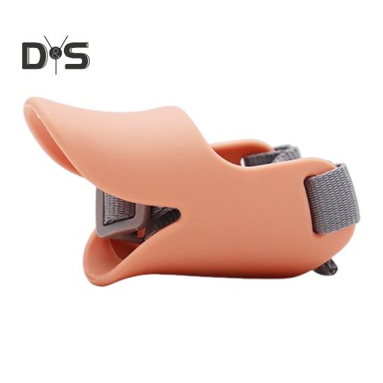 Anti Bite Duck Mouth Shape Dog Muzzle Silicone Duck Bill Dog Mouth Cover Adjustable Dog Muzzle Face Guard for Small Medium Dogs