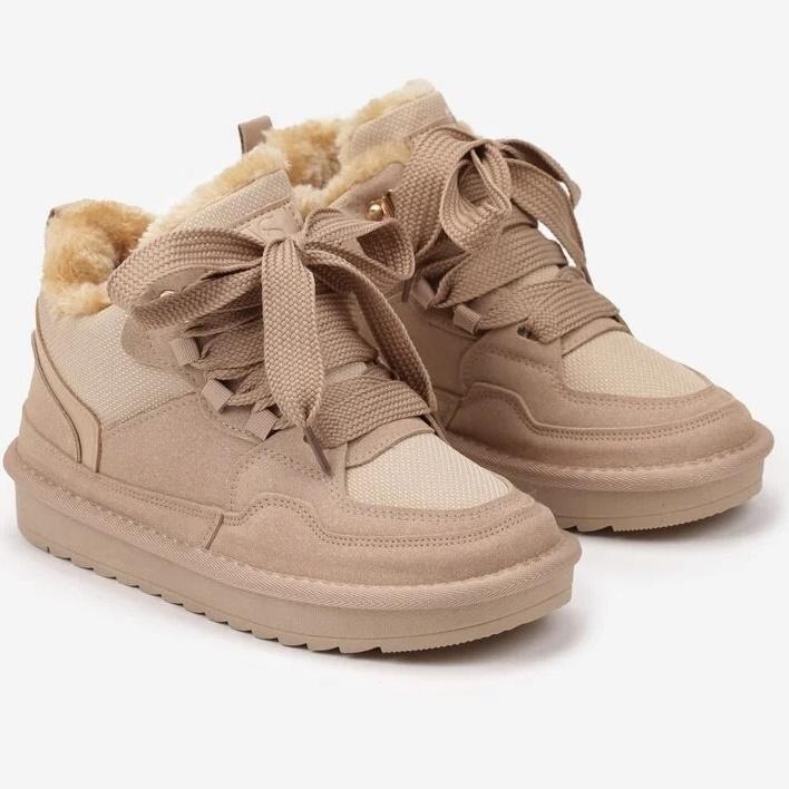 Snow Boots Sneakers Ankle Boots Women's Khaki Terea 40