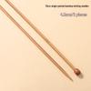 Carbonized Bamboo Straight Knitting Needles Set for Scarves and Sweaters