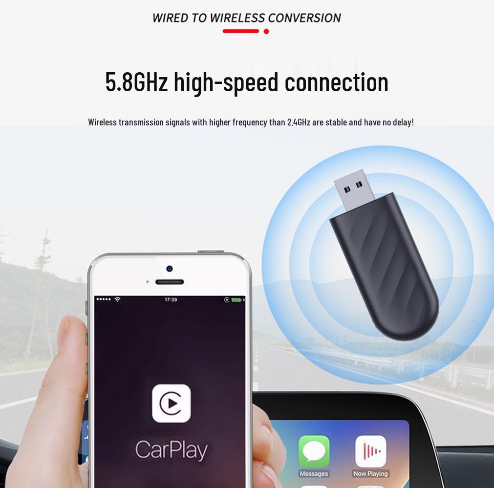 Wireless CarPlay & Android Auto Screen Mirroring Adapter