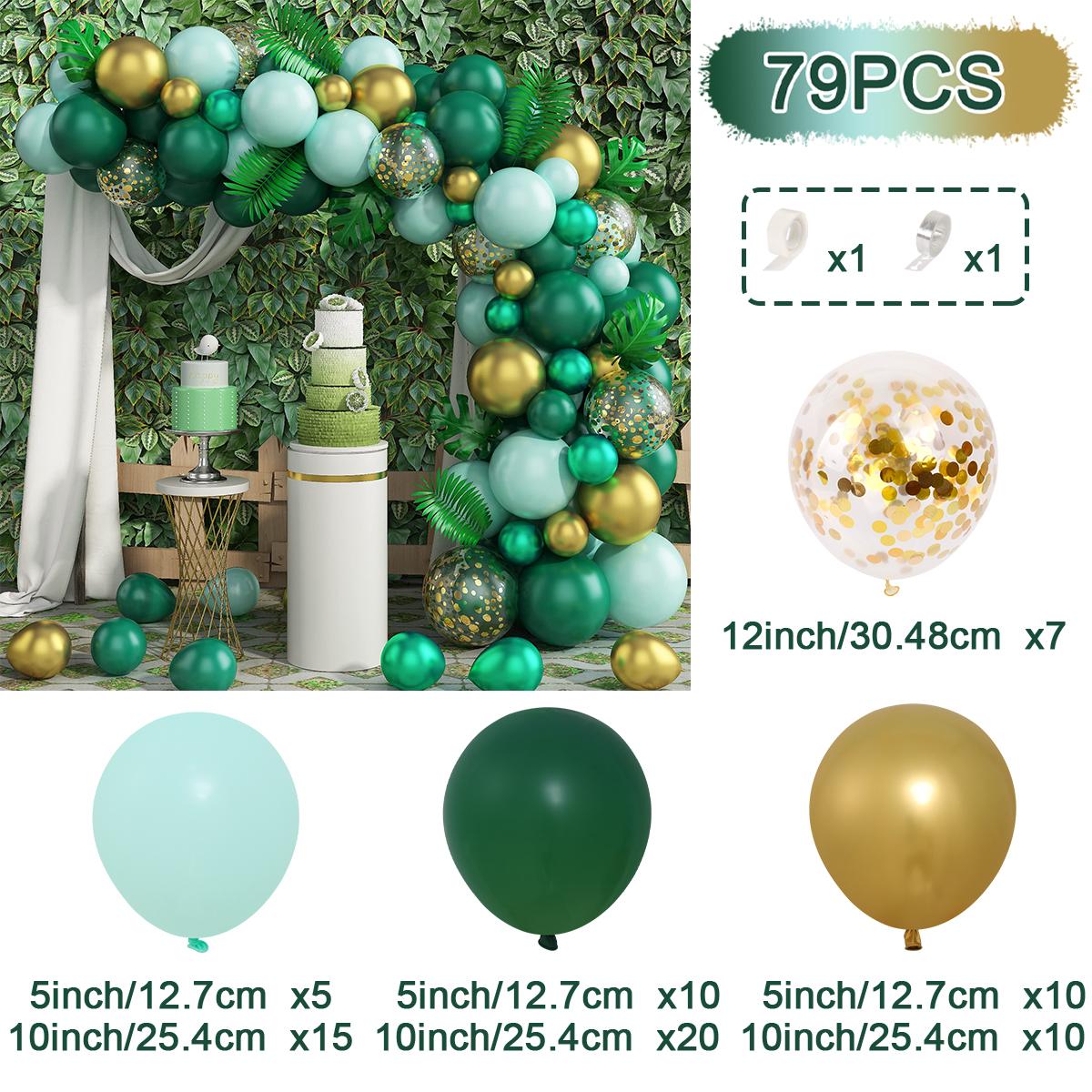 

Зеленый воздушный шар, гирлянда, арочный комплект, декор для свадьбы, дня рождения, детский шар на тему сафари в джунглях, детский душ, шары с песком, латексный шар as picture