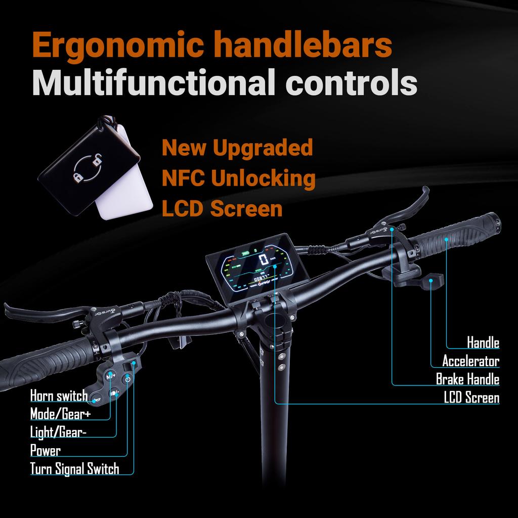 2026 Neuer X5 Elektroroller Doppelmotor 6000W 60V 38Ah Offroad SCHNELLE Geschwindigkeit 85-100km/h Maximale Akkulaufzeit 120km Faltbar