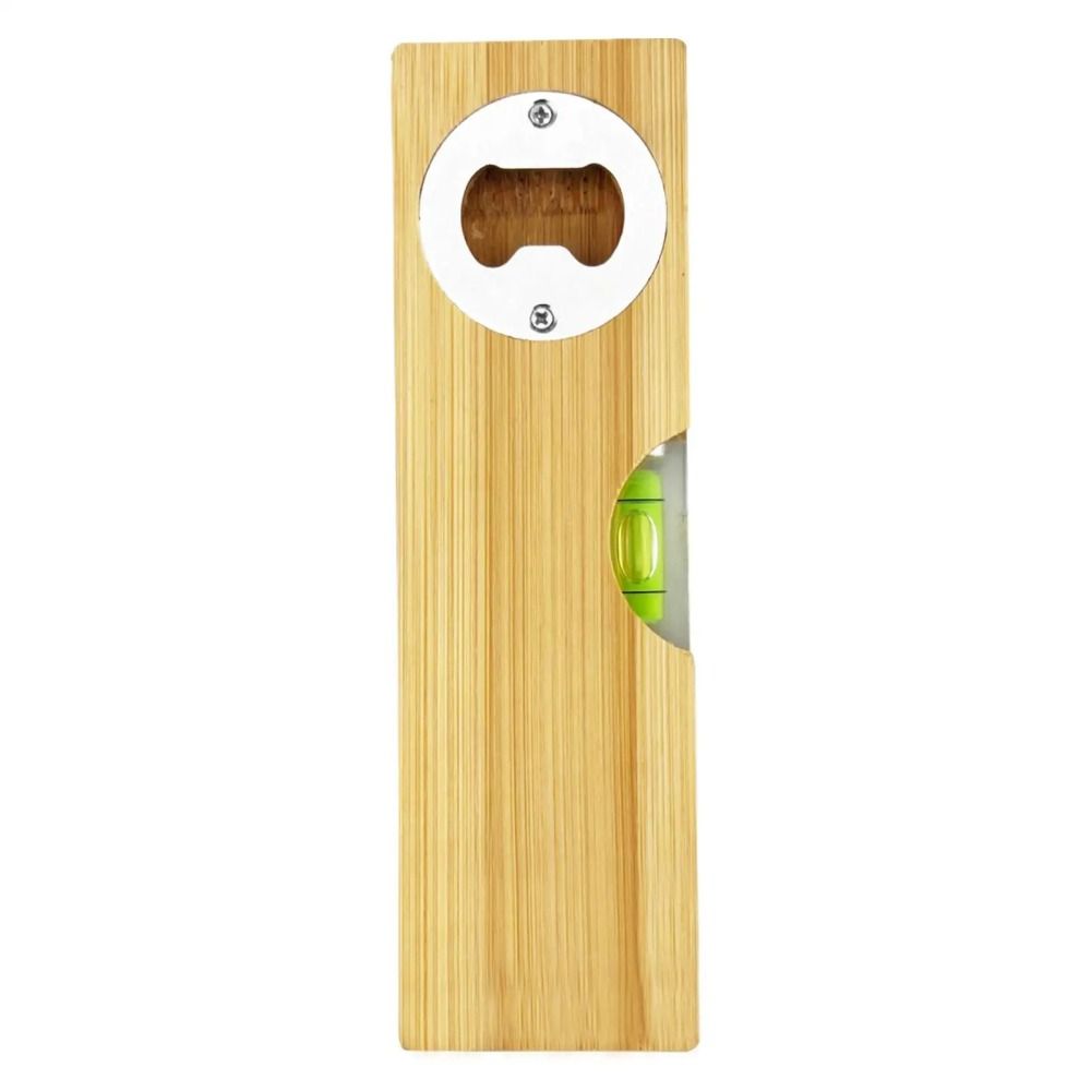 2pcs 2 in 1 Wooden Bottle Opener Practical Leveler with Opener  Kitchen Measuring