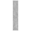 vidaXL Wandregal Betongrau 36x16x90 cm Holzwerkstoff