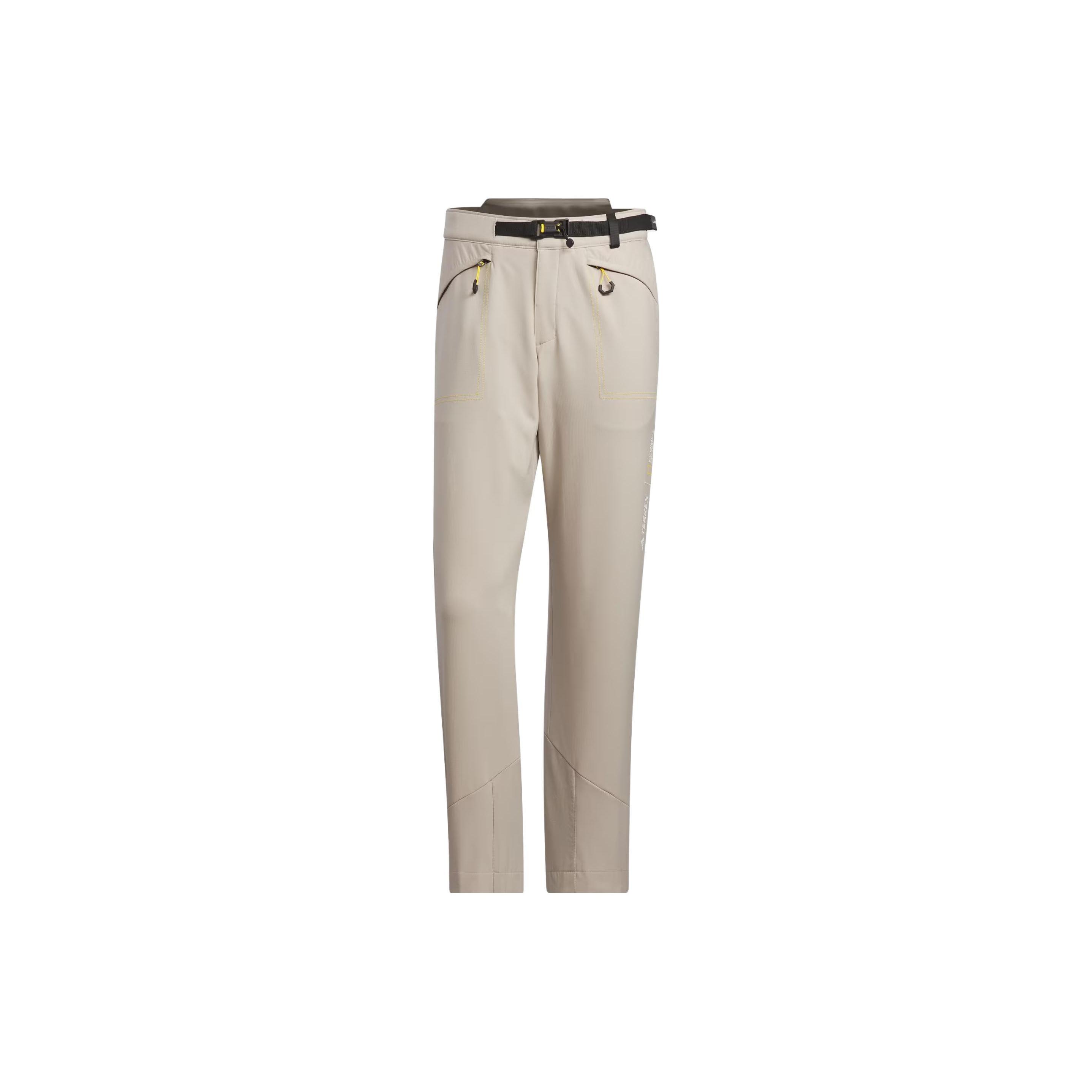 adidas National Geographic Soft Shell Pants  Beige  Men s IL8991 XL