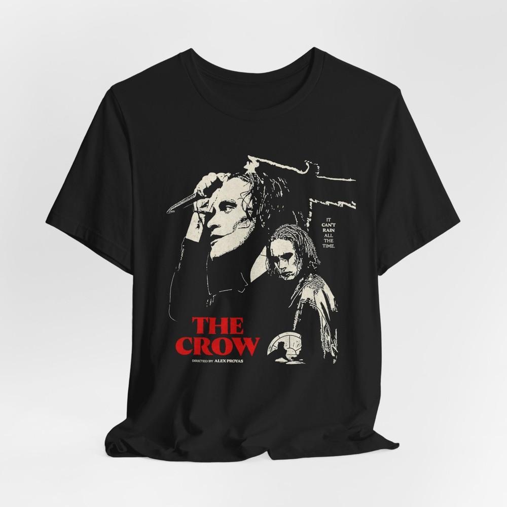 

The Crow Classic Graphic Tee – Unisex Black Shirt Bold amp; Iconic Design Unisex T-Shirt XL