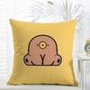 Cute IP Portrait Cushion Cover Comfort Daily Washable Linen Soft  for Sofa Bed Home Room Decor