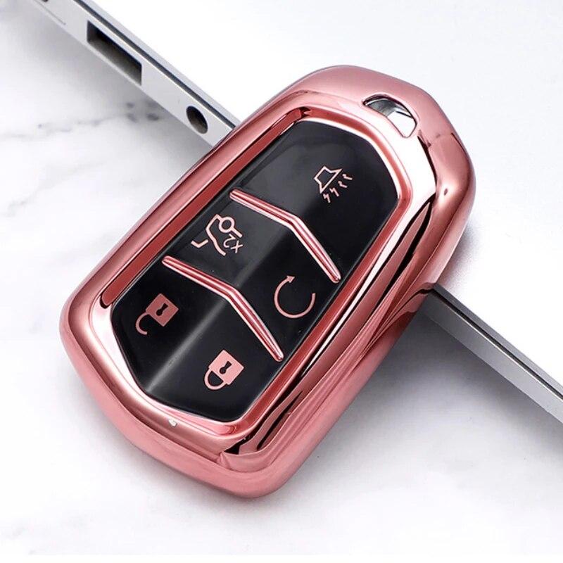 Pentru Cadillac ATS CTS DTS XT5 CT6 Escalade ESV SRX STS XTS ELR 2014-2018 Mașină Inteligent 45 Butoane Husă Carcasă Cheie Geantă Carcasă