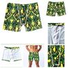MMA UFC Muay Thai Kickboxing Boxing Green Yellow Casual Shorts Gym Sport Unisex Men Women Workout Quick Dry Print Elastic High Waist Training