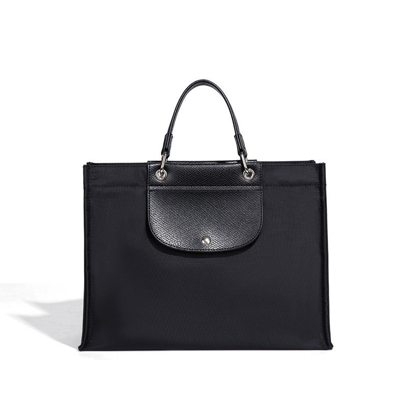 

2025 new nylon large portable tote bag shopping bag laptop bag large capacity commuter women s bag