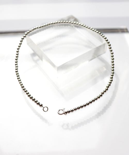 Bonbeau 4Mm Silverball Simple Necklace 925 Silver Ball Layered Necklace 4Mm