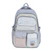 Schoolbag New Japanese Ins Wind Cute Dopamine Contrasting Color College Wind Middle School Student Schoolbag Women's Multi-compartment Backpack
