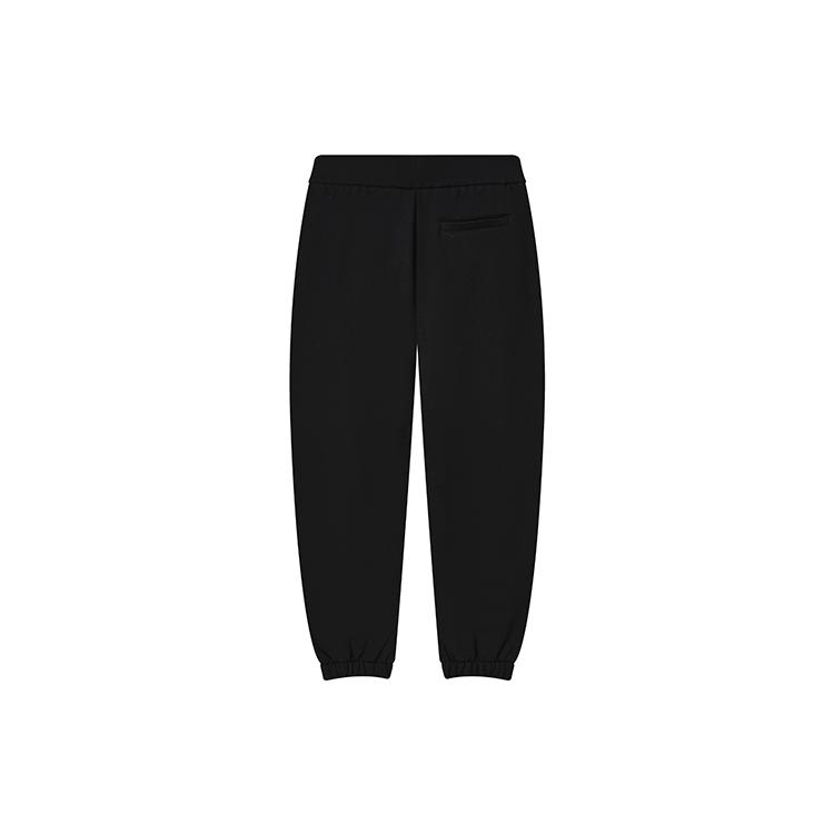 New FILA Knitted Sweatpants Men's Jet Black F51M249699F-BK