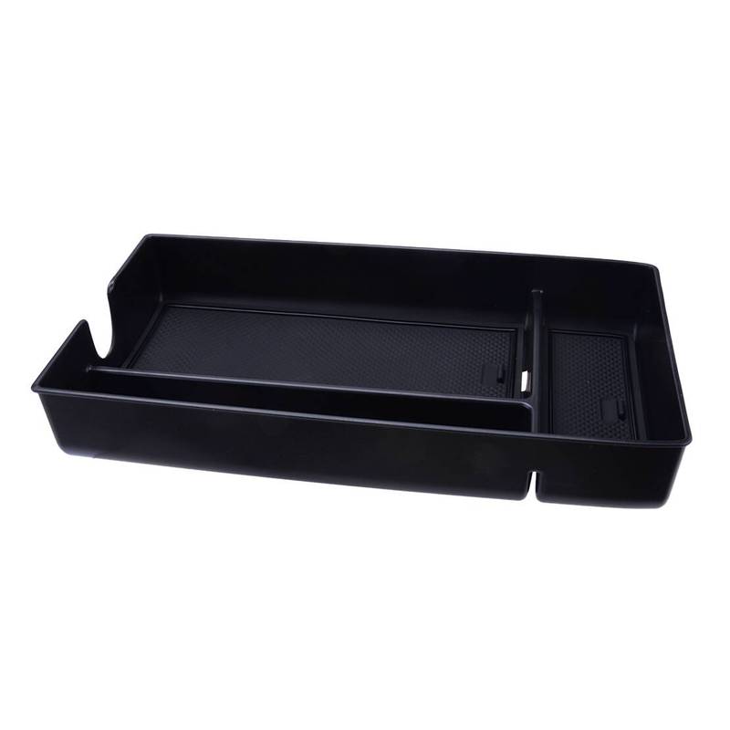Car Center Console Armrest Storage Box Organizer Tray Black ABS Fit For Lexus RX 350 350h 500h 450h+