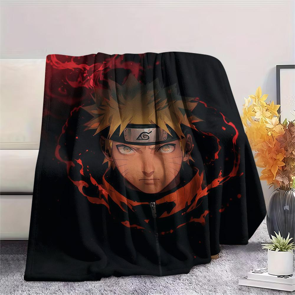 Naruto Uzumaki Flannel Blanket, High Quality Comfortable for All Seasons, Home Decor, Warmth and Comfort