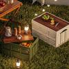 Camping Storage Box Outdoor Folding Storage Boxes Car Trunk Travel Organizing Bin with Lid Stackable Dustproof Spice Picnic Case